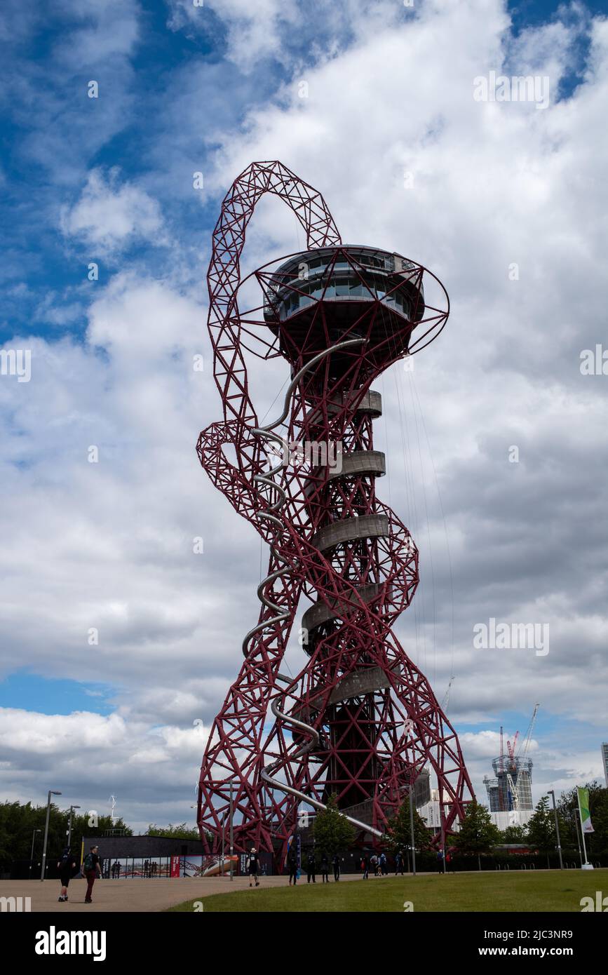 ArchelorMitall Orbit, Queen Elizabeth Olympic Park, London, Stockfoto