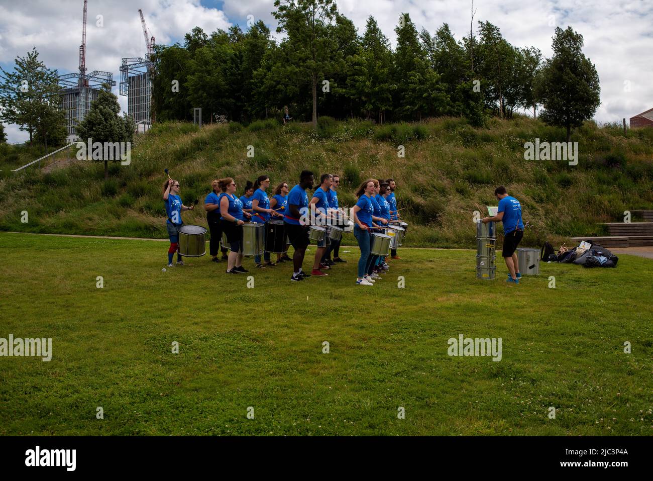 Prostatakrebs Großbritannien - März für Männer - 16.. Juni 2018 Stockfoto