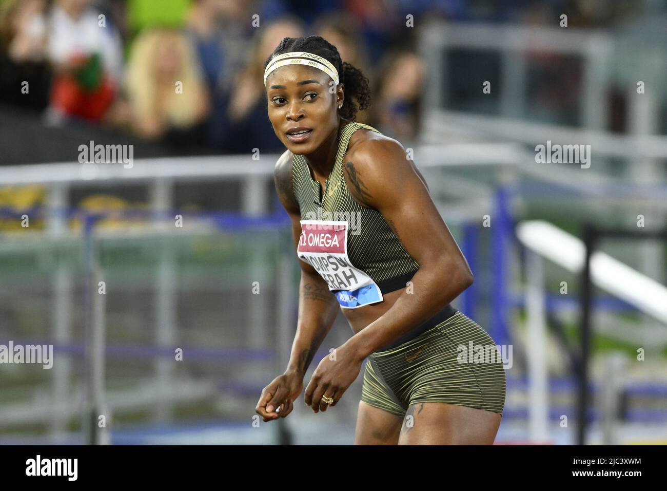 Während der Goldenen Gala Pietro Mennea, Diamond League, im Stadio Olimpico, 9.. Juni 2022, Rom, Italien. Stockfoto