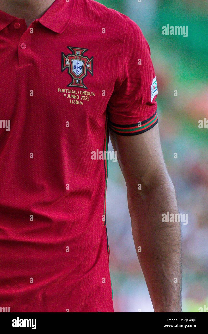 09. Juni 2022. Lissabon, Portugal. Portugal Trikot für das Finale der UEFA Nations League zwischen Portugal und Tschechien Credit: Alexandre de Sousa/Alamy Live News Stockfoto