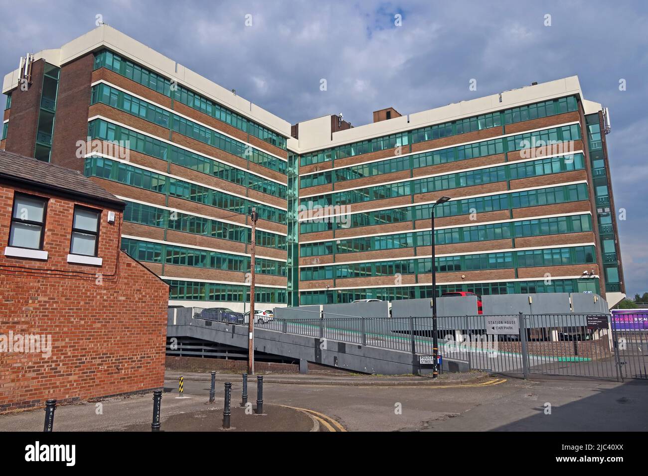 Station House Bruntwood Büroblock, Stamford New Rd, Altrincham, Trafford, Greater Manchester, ENGLAND, GROSSBRITANNIEN, WA14 1EP Stockfoto