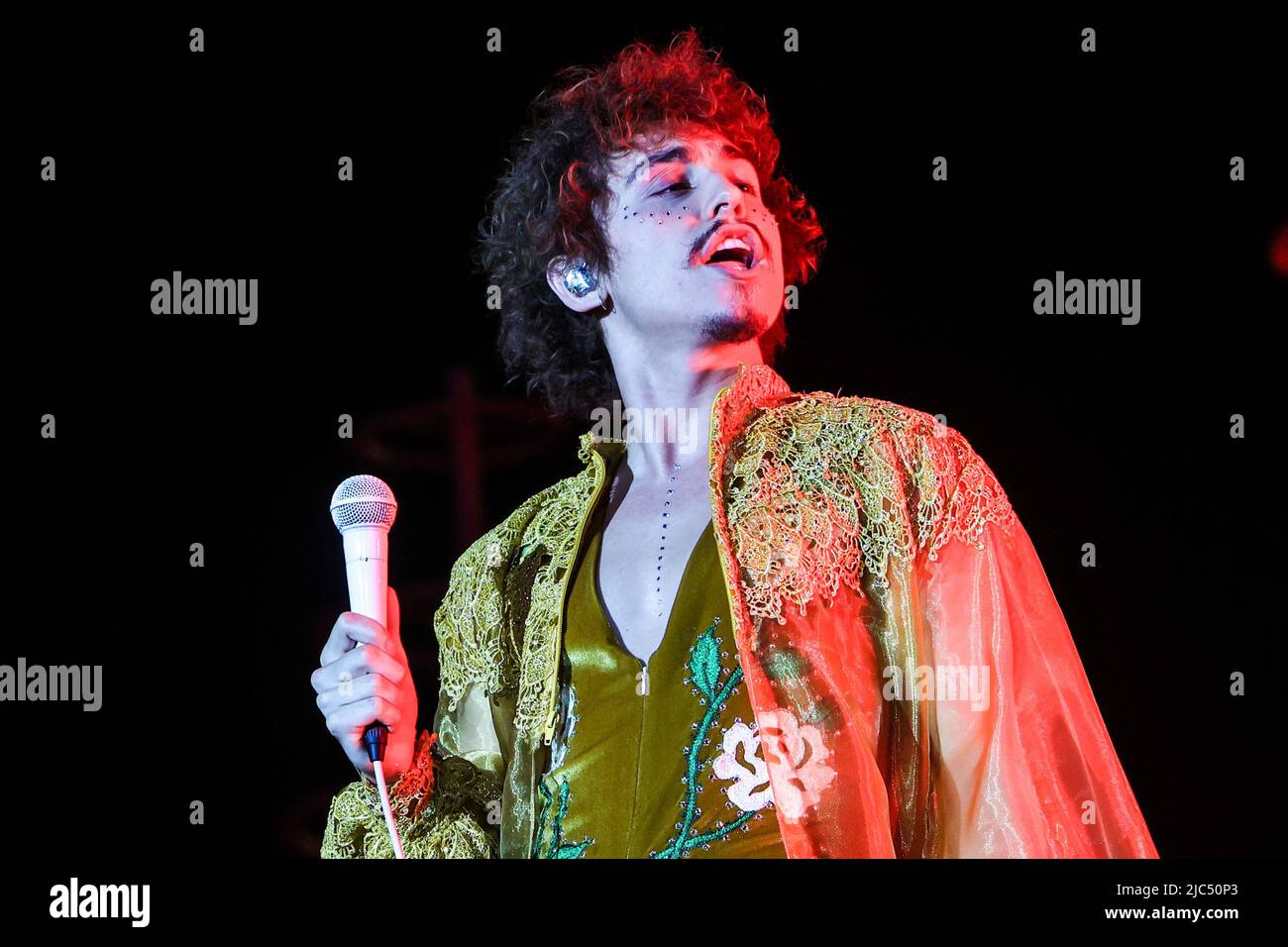 Mailand, Italien. 09.. Juni 2022. Greta Van Fleet im Konzert beim IDAYS Festival in Mailand, Italien, am 9 2022. Juni. Kredit: Mairo Cinquetti/Alamy Live Nachrichten Stockfoto