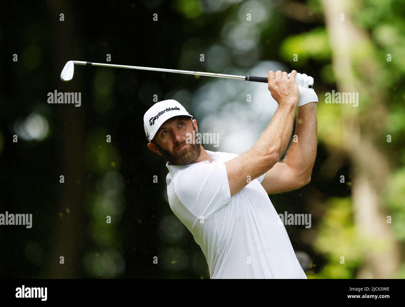 Dustin Johnson während des zweiten Tages der LIV Golf Invitational