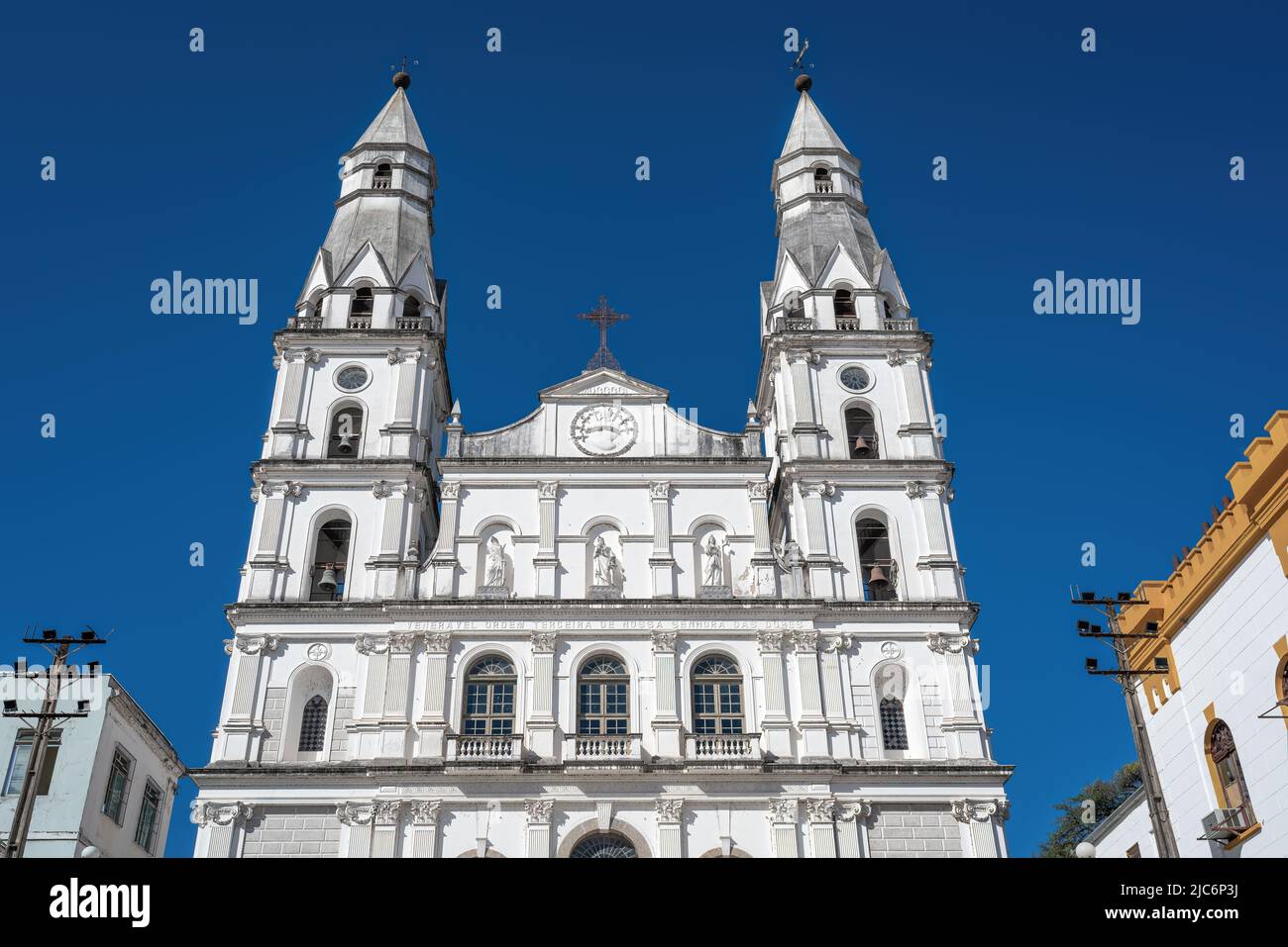 Kirche Nossa Senhora das Dores - Porto alér, Rio Grande do Sul, Brasilien Stockfoto