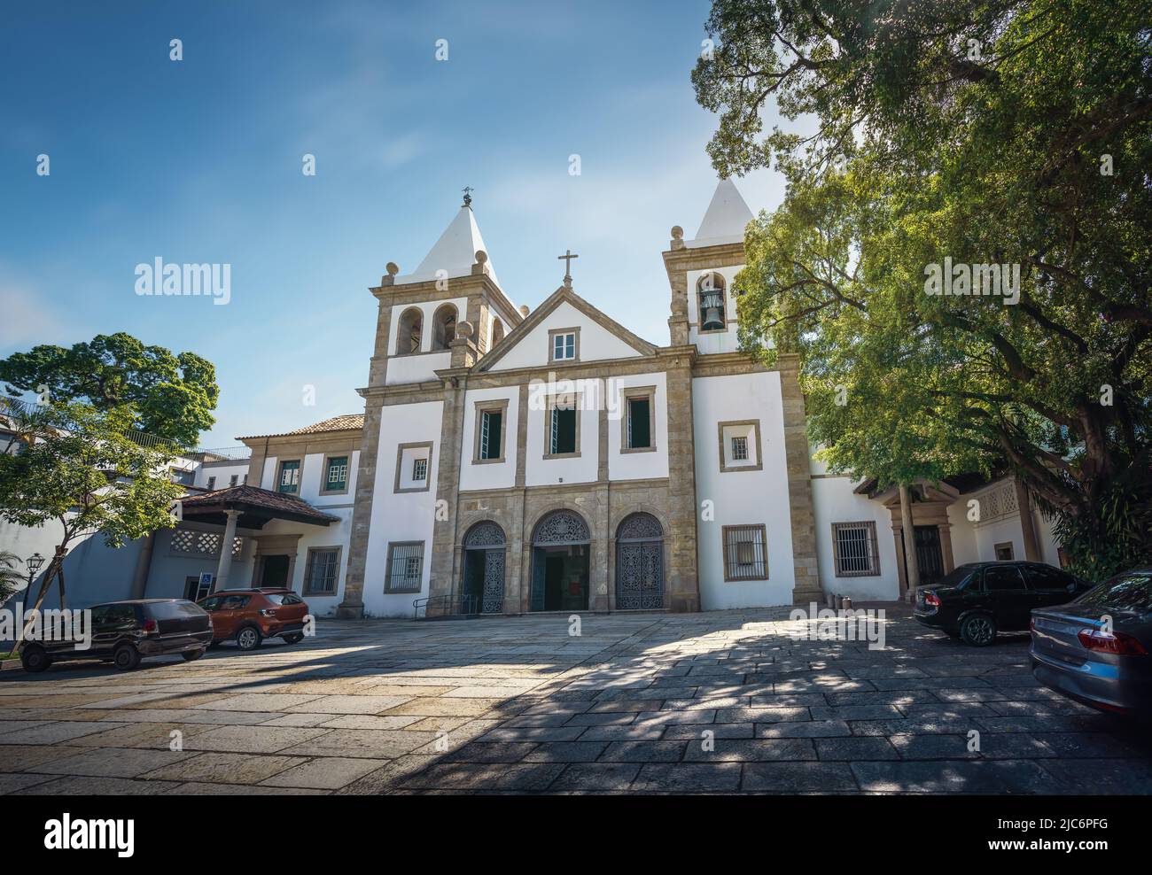 Kloster des heiligen Benedikt (Mosteiro de Sao Bento) Kirche - Rio de Janeiro, Brasilien Stockfoto