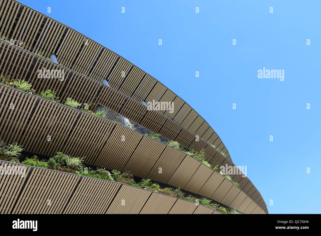 Tokyo Streets „National Stadium“ Stockfoto