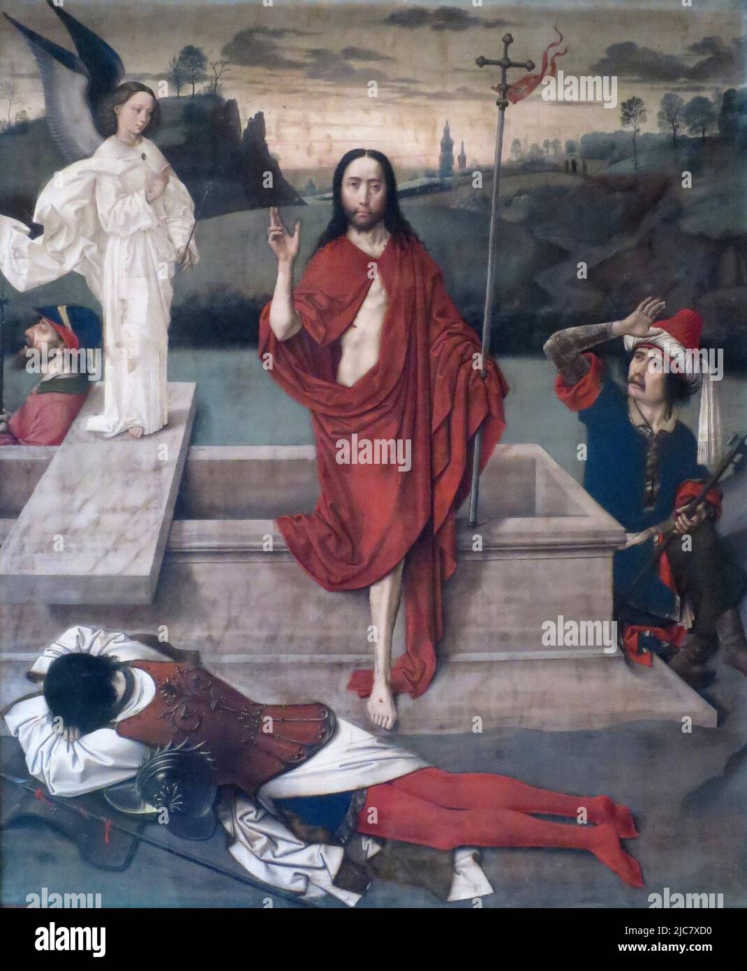 Resurrection, von Dieric Bouts (1415–1475) Stockfoto