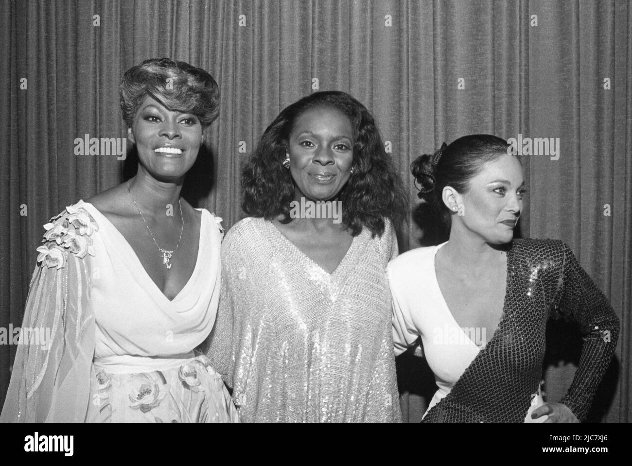 Dionne Warwick, Thelma Houston und Carol Connors um die 1980er Jahre Credit: Ralph Dominguez/MediaPunch Stockfoto