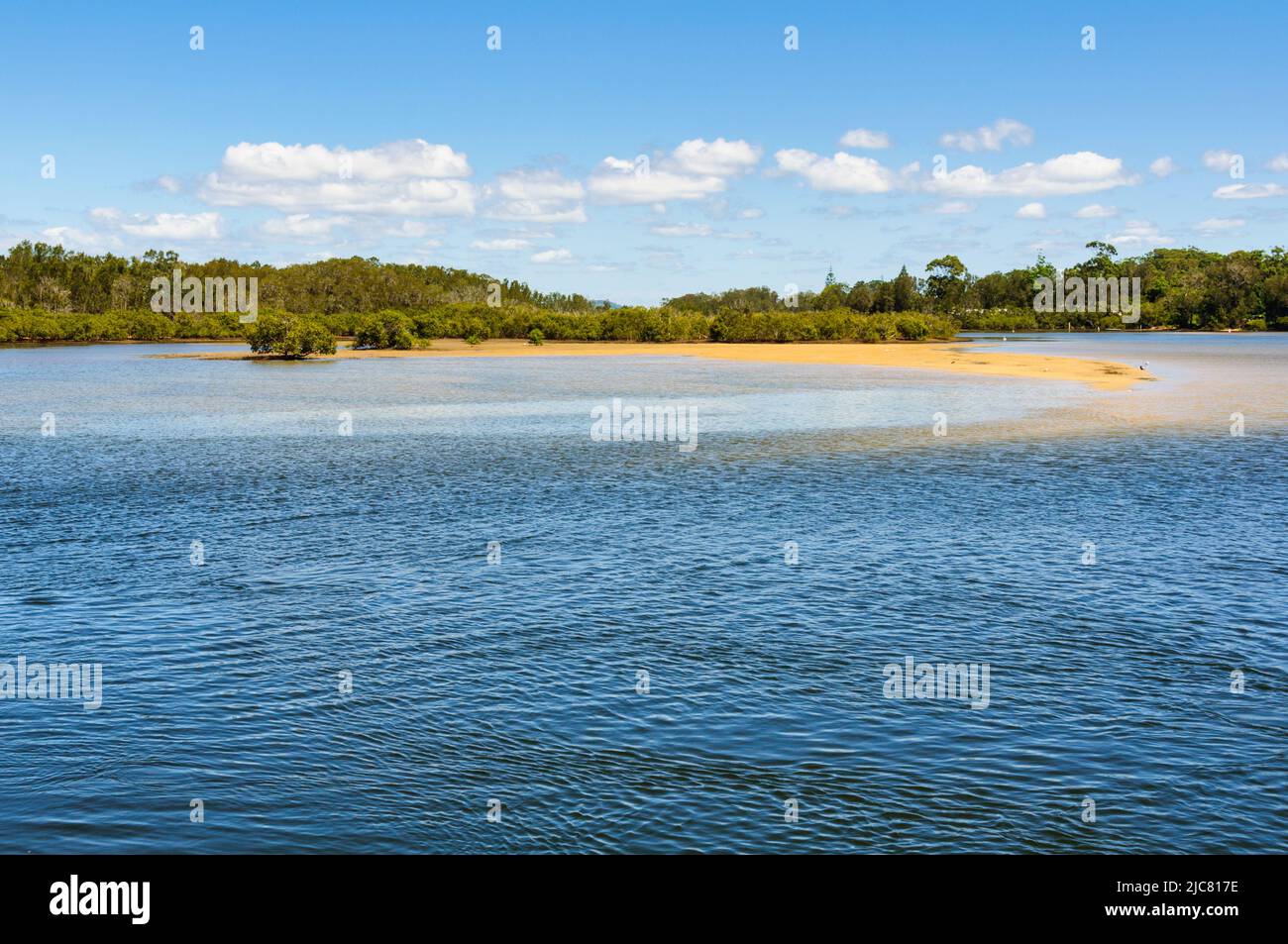 An der Mündung des Nambucca River - Nambucca Heads, NSW, Australien Stockfoto