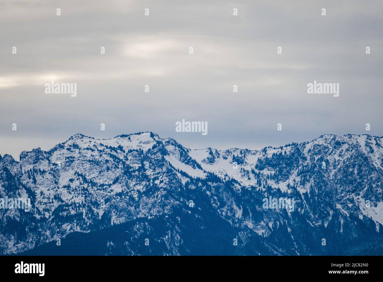 Olympic Mountains Stockfoto