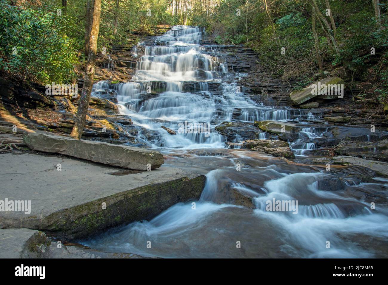 Minnehaha Falls im Norden von Georgia. Stockfoto