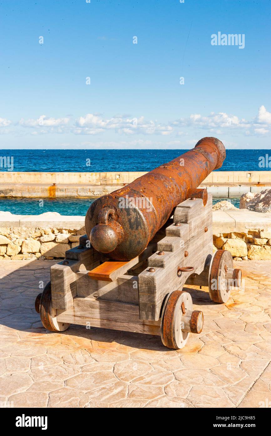 Malta Valletta Canon Stockfoto