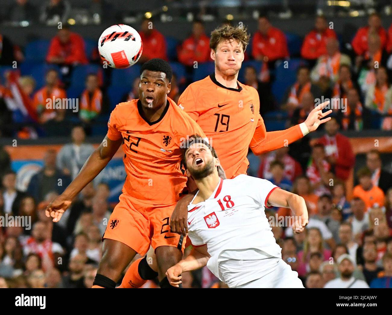 Fußball UEFA Nations League Gruppe D Niederlande / Polen Feyenoord Stadium, Rotterdam