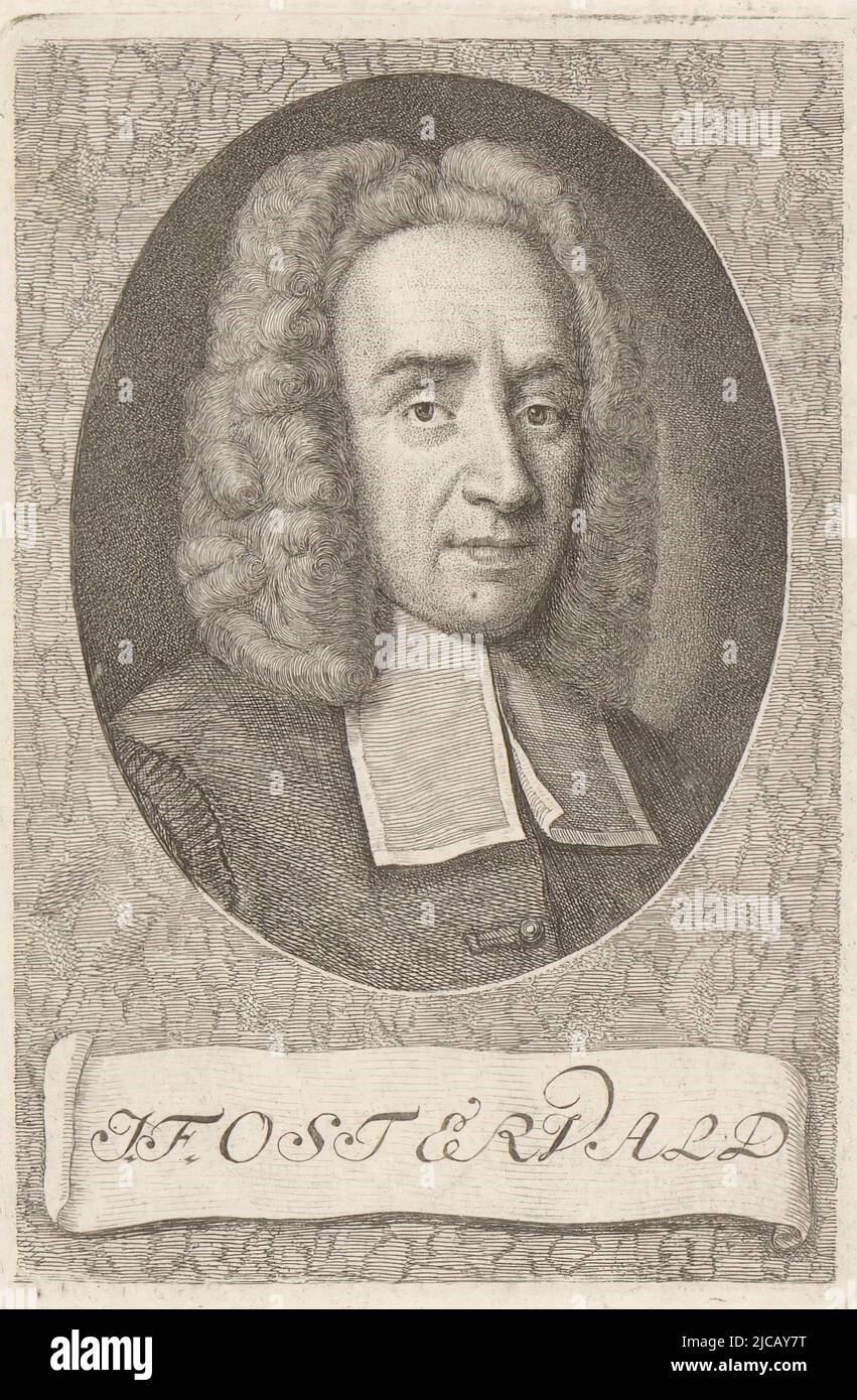 Porträt von Jean-Fr, Druckerei: Heinrich Pfenninger, (zugeschrieben), 1759 - 1815, Papier, Radierung, H 127 mm - B 89 mm Stockfoto