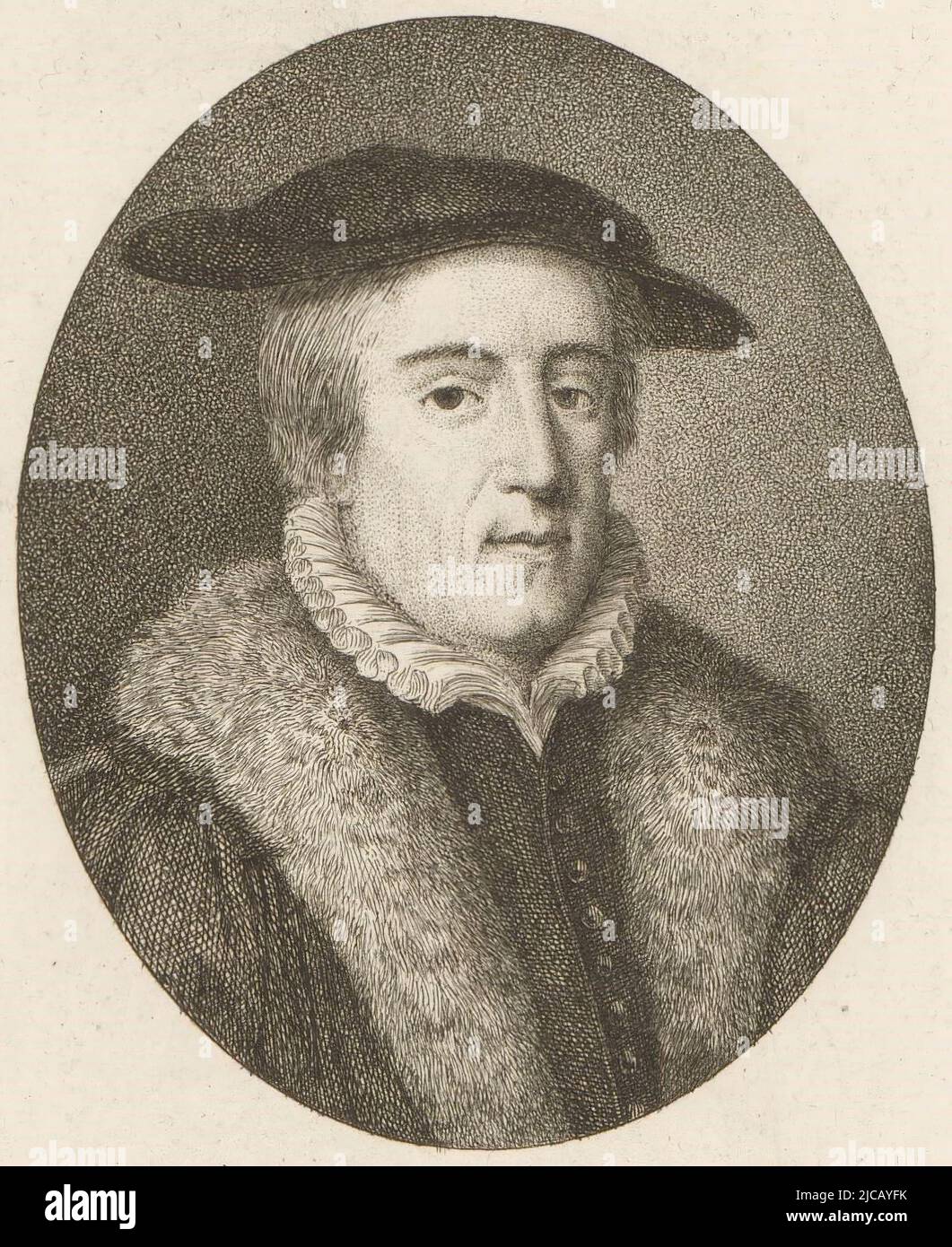 Porträt von Thomas Wyttenbach, Druckerei: Heinrich Pfenninger, (zugeschrieben), 1759 - 1815, Papier, Radierung, H 130 mm - B 86 mm Stockfoto