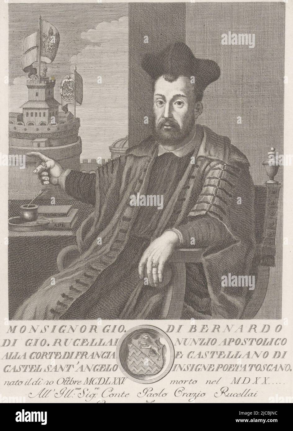 Giovanni di bernardo rucellai sitzend Fotos und Bildmaterial in hoher