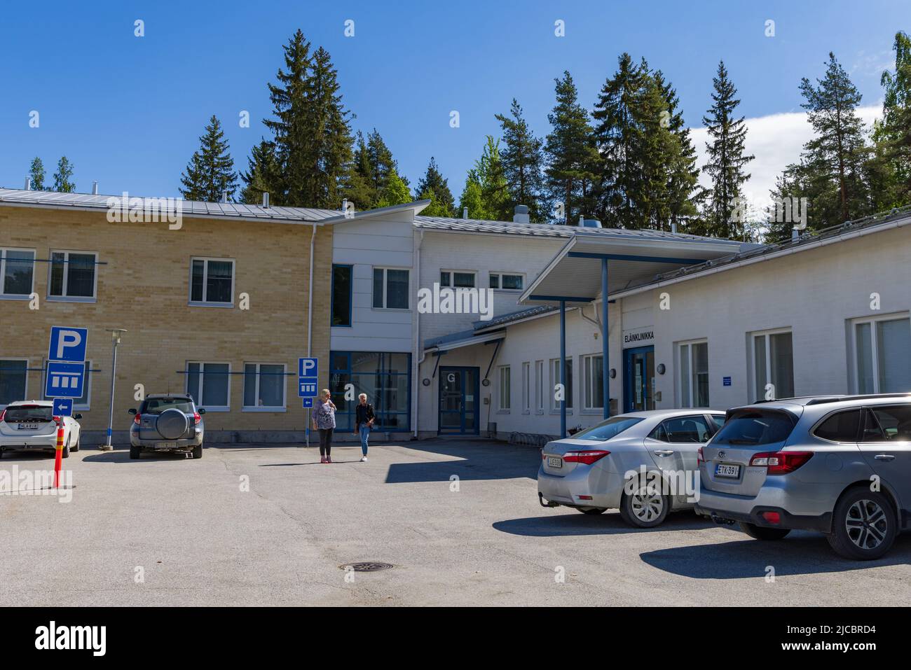 Iisalmi, Finnland - 7. Juni 2022: Savonia University of Applied Science in Iisalmi in Savonia in Finnland Stockfoto