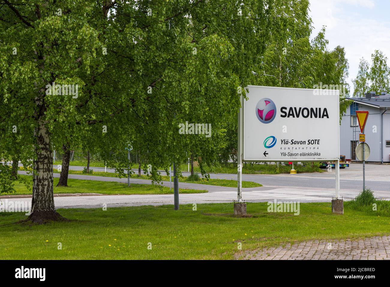 Iisalmi, Finnland - 7. Juni 2022: Savonia University of Applied Science in Iisalmi in Savonia in Finnland Stockfoto