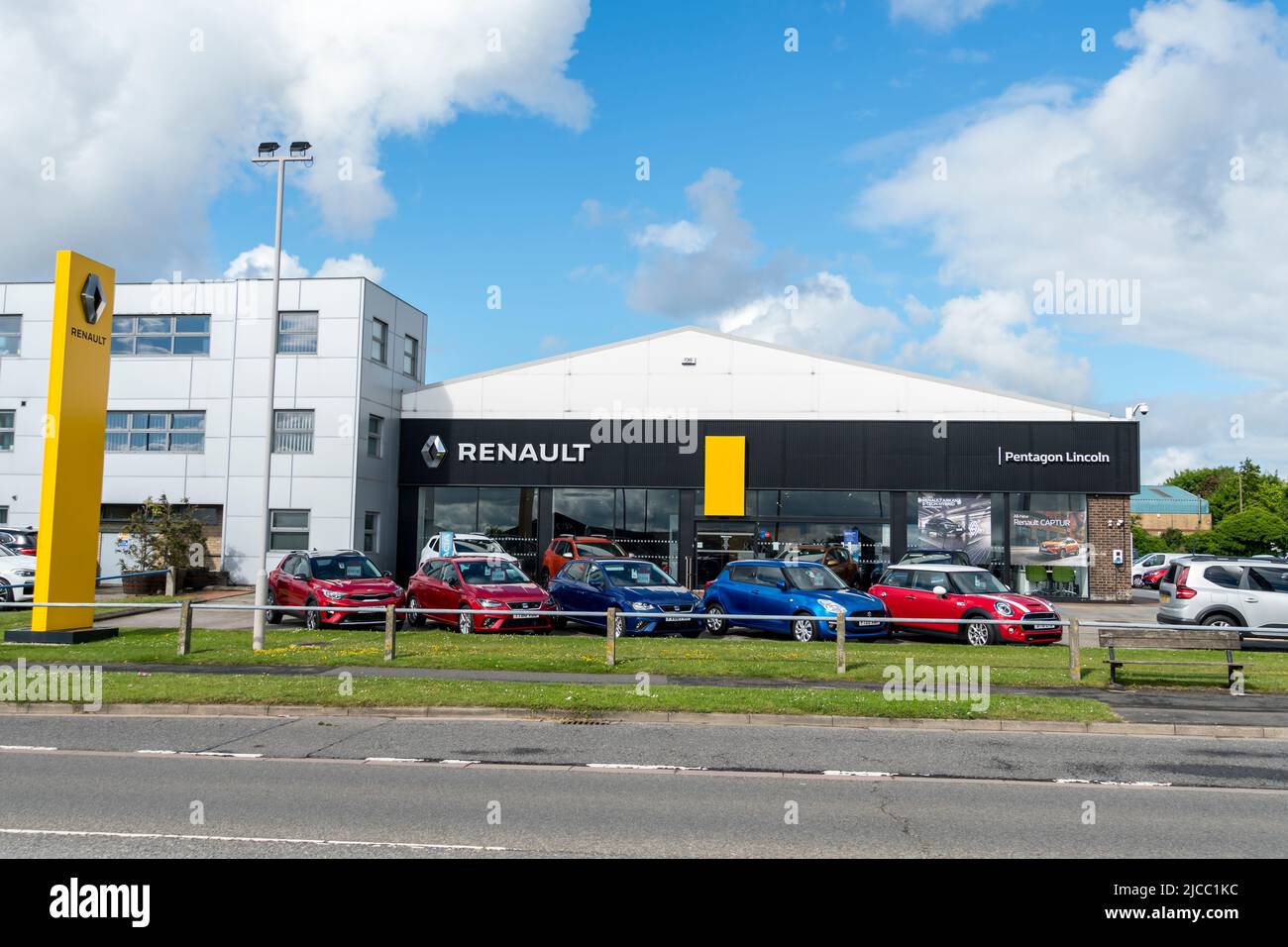 Renault Autohaus Outer Circle Road Lincoln 2022 Stockfoto