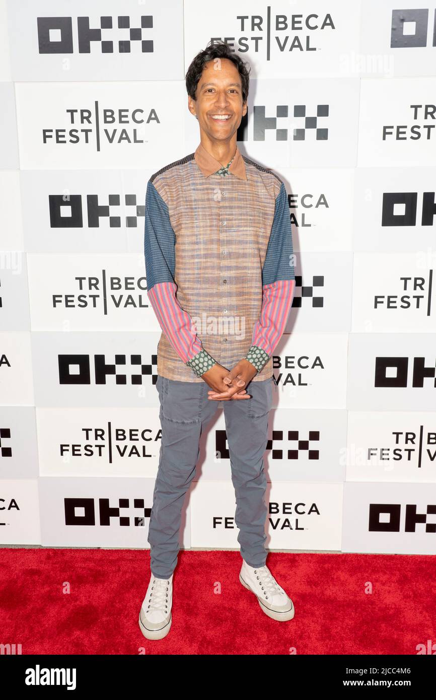 New York, Usa. 11.. Juni 2022. Schauspieler Danny Pudi nimmt an der Vorführung von 'American Dreamer' während des Tribeca Festivals 2022 im BMCC Tribeca PAC in New York City Teil. Kredit: SOPA Images Limited/Alamy Live Nachrichten Stockfoto