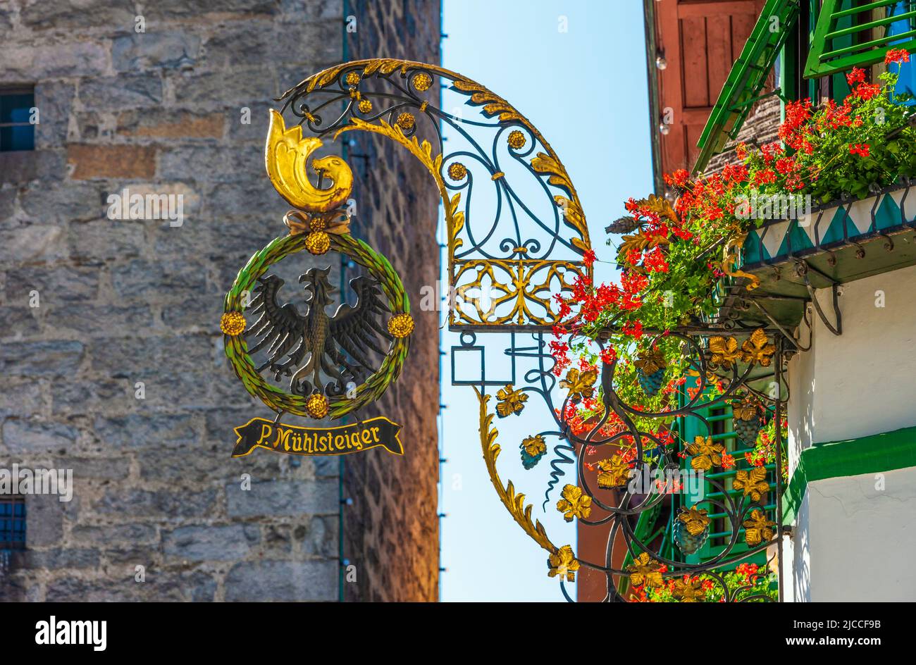 Italien Südtirol Altstadt Von Sterzing Stockfoto