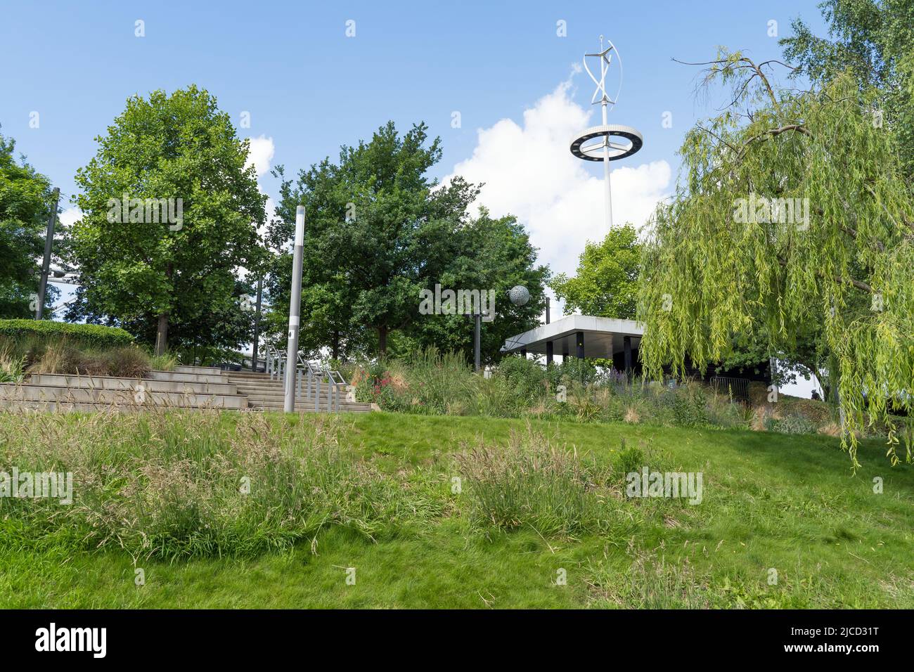 Queen Elizabeth Olympic Park in Stratford. London - 12.. Juni 2022 Stockfoto