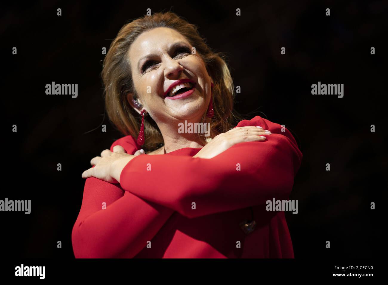 Niña Pastori live beim Noches del Botanico Music Festival in Madrid, Spanien mit: Nina Pastori wo: Madrid, Spanien Wann: 31 Jul 2021 Credit: Oscar Gonzalez/WENN Stockfoto