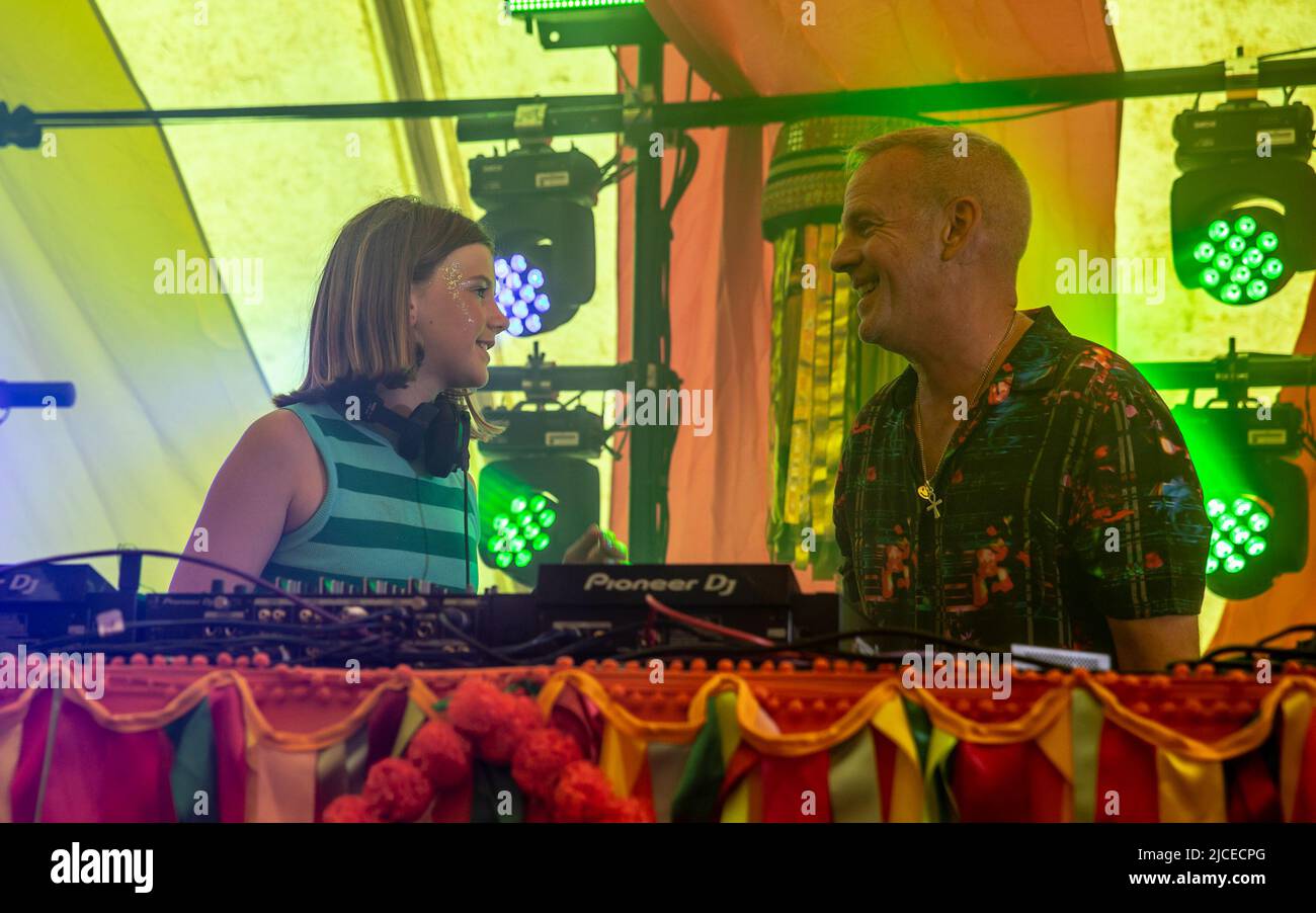 Camp Beestival Day 2, Dorset, UK mit: Fatgirl Slim, Fatboy Slim, Norman Cook wo: Dorset, Großbritannien Wann: 31 Jul 2021 Credit: WENN.com Stockfoto