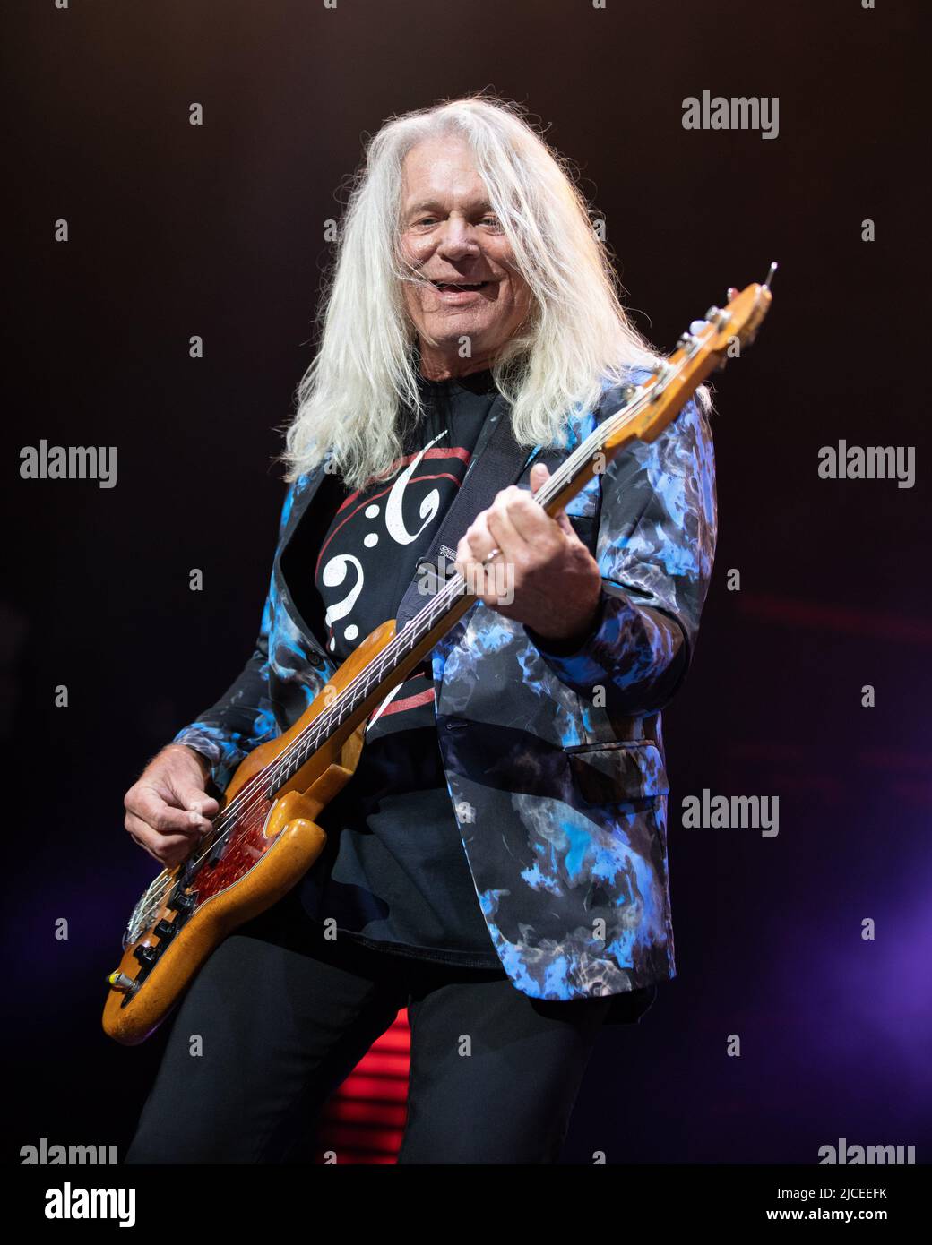 10. Juni 2022, Indianapolis, Indiana, USA Bruce Hall of REO Speedwagon