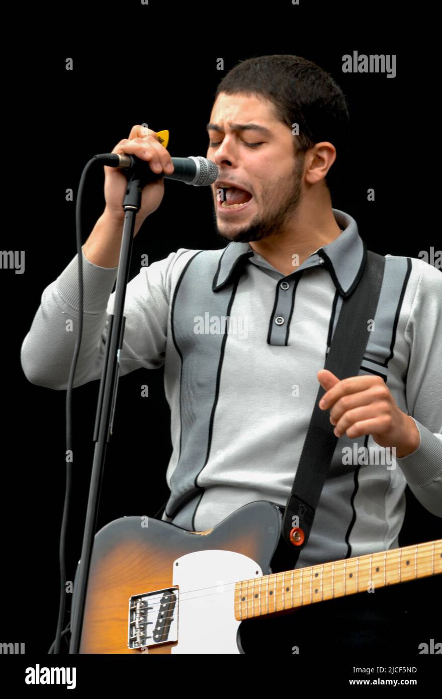 Matt McManamon - The Dead 60s, V2006, Hylands Park, Chelmsford, Essex, Großbritannien - 19. August 2006 Stockfoto