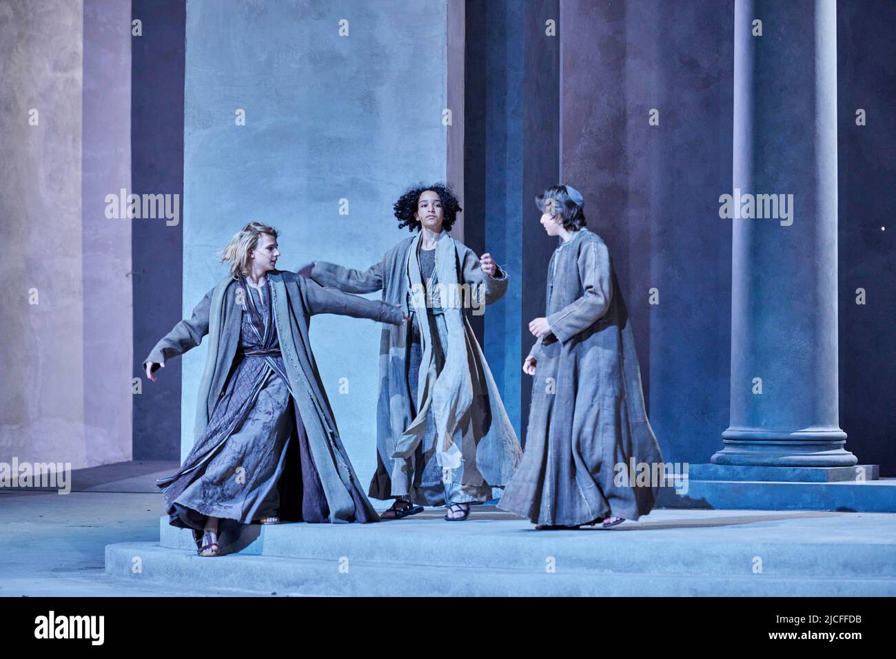 Passionsspiel Oberammergau, Fotoprobe 04.05.2022 Stockfoto