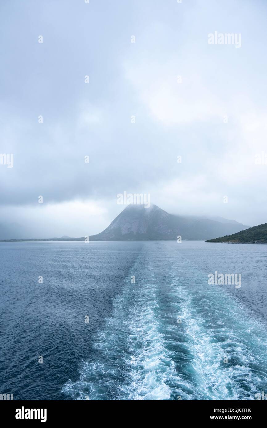 Norwegen, Nordland, Landschaft bei Ornes Stockfoto