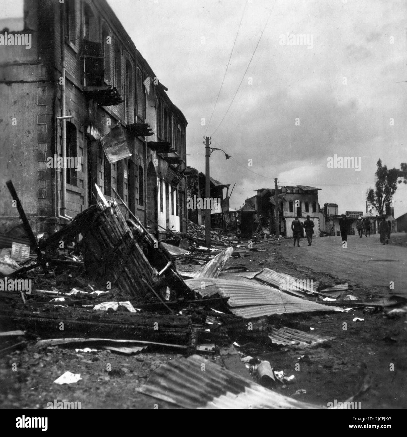 Äthiopien, Krieg von Äthiopien 1935, Addis Abeba Stockfoto