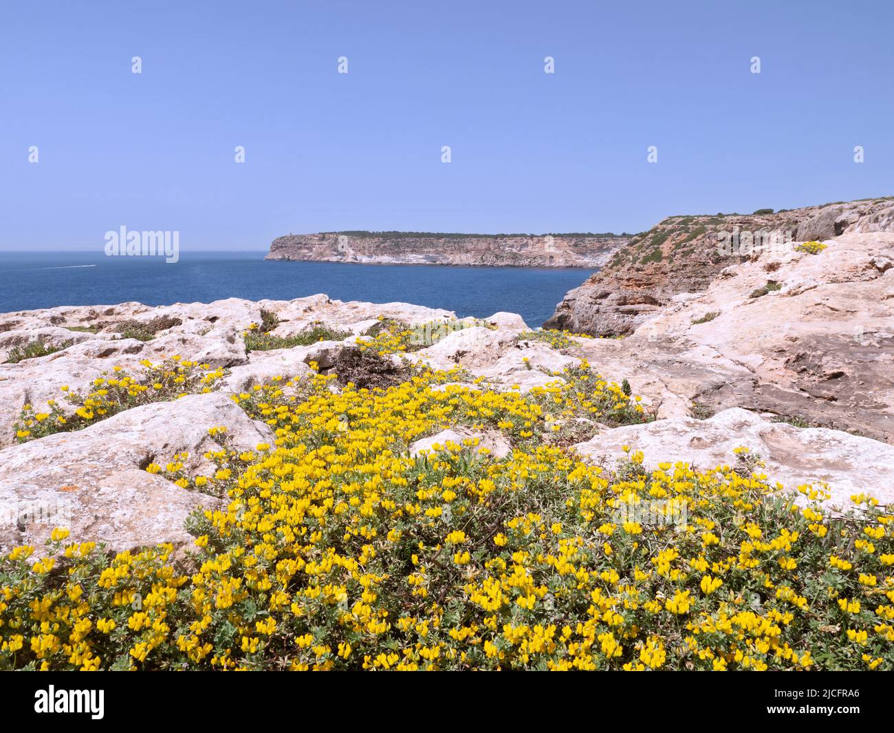 Küstenwanderweg im Süden Mallorcas Stockfoto