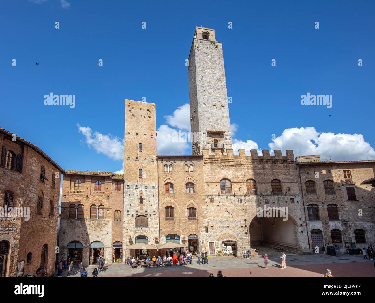Toskana, San Gimignano Stockfoto