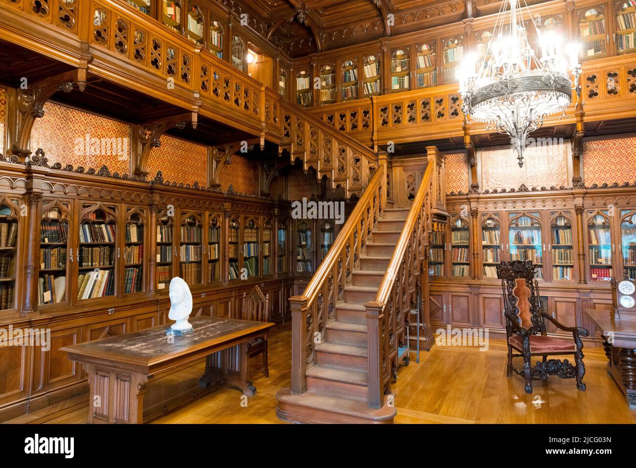 Die Bibliothek des Winterpalais, Eremitage, Sankt Petersburg, Russland Stockfoto