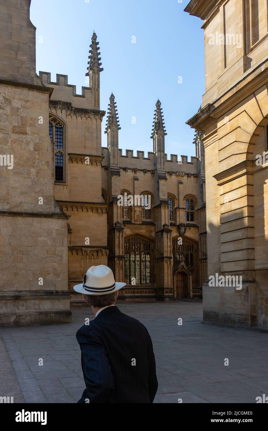 Die vielen Gehwege von Oxford Stockfoto