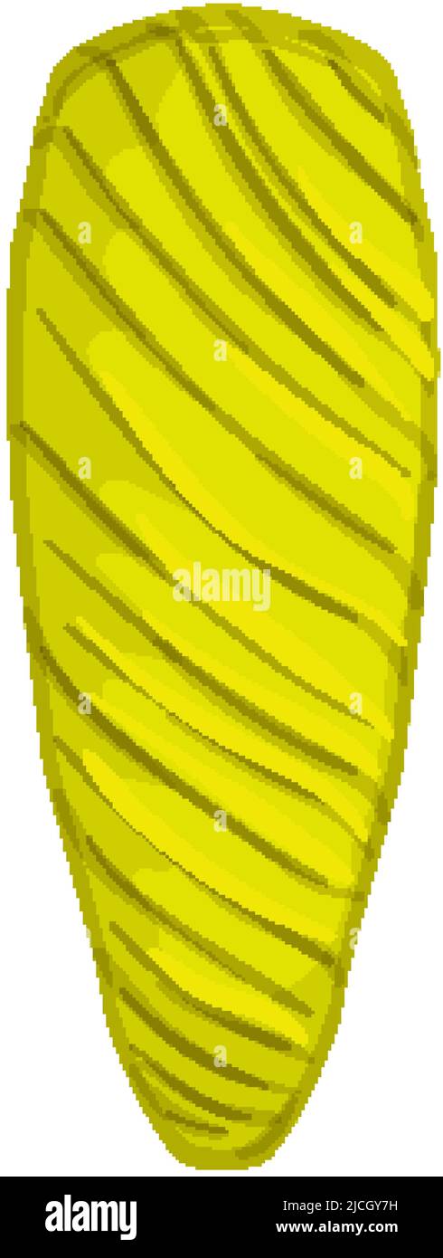 Pad Camp Matte Cartoon Vektor Illustration Stock Vektor