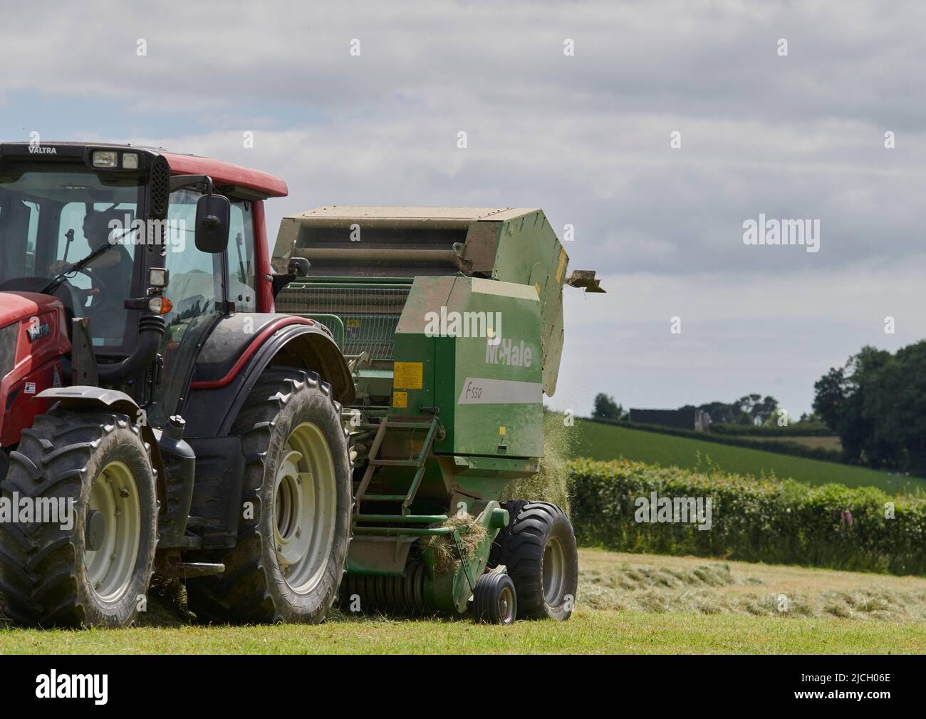 Großbritannien Wetter: 13 Jun 2022, teilweise bewölkt, trocken und heiß. Farlacombe, Devon, Großbritannien. Kredit: Will Tudor/Alamy Live Nachrichten Stockfoto