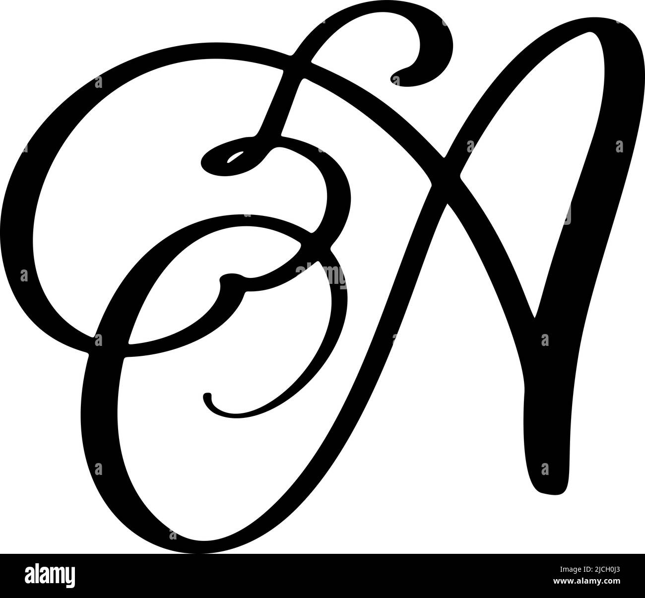 Hand gezeichnet Vektor Kalligraphie Buchstaben Schrift A. isolierte Buchstaben mit Tinte geschrieben. Handgeschriebener Pinselstil. Handbeschriftung für Logos Verpackungsdesign Stock Vektor