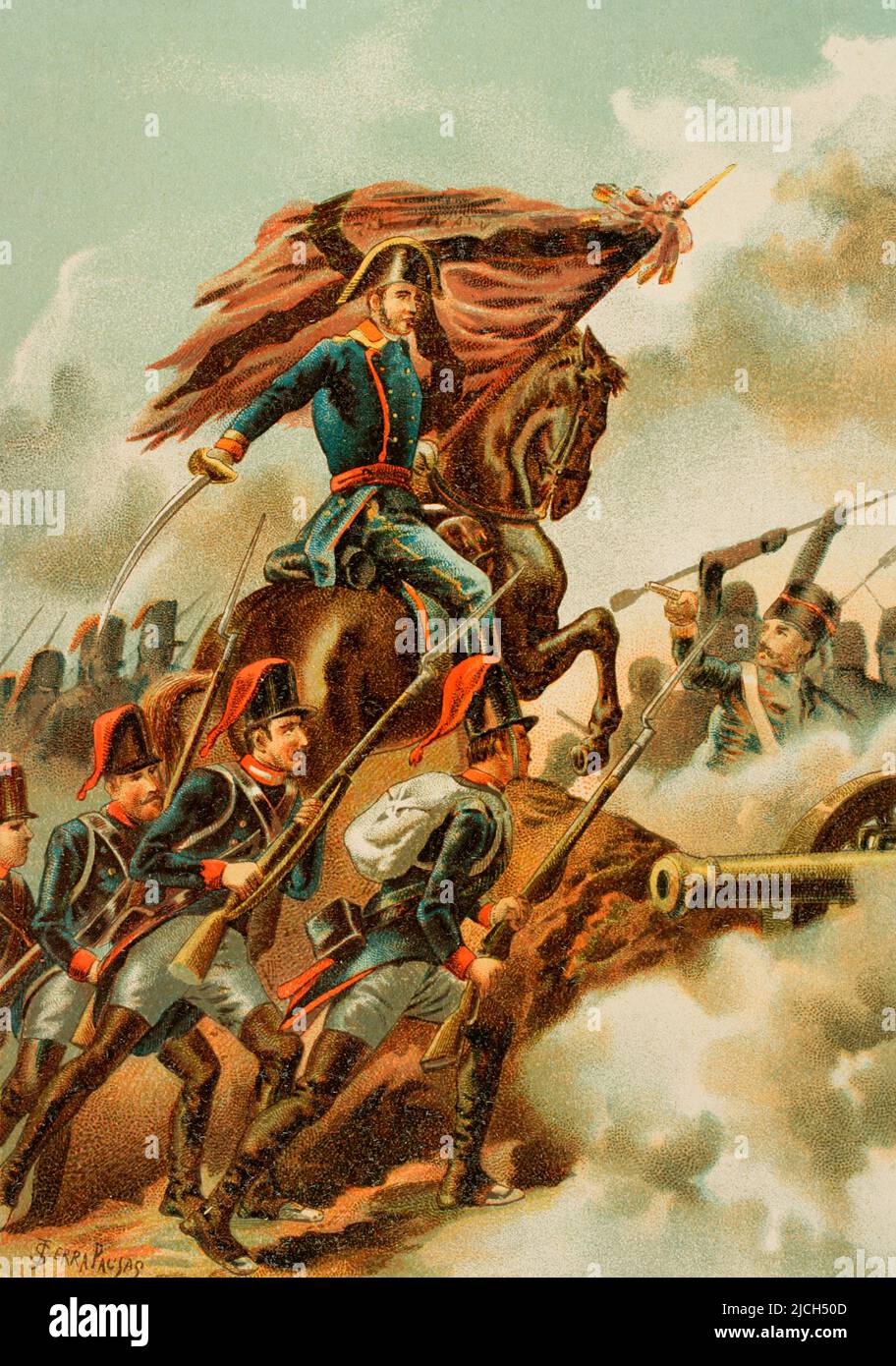 Halbinselkrieg. General Lacy in der Schlacht von Ocaña (19. November