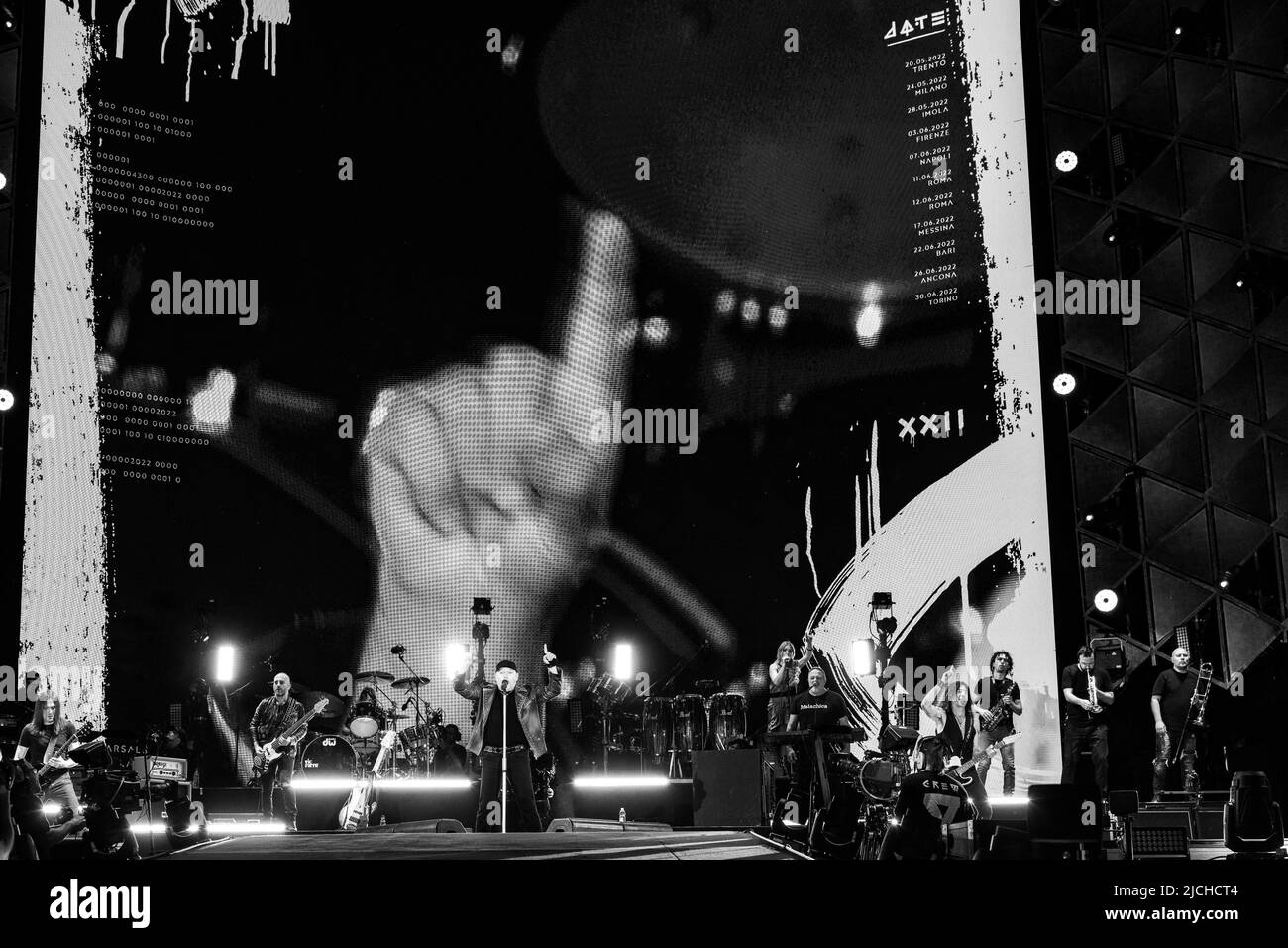 Konzert des italienischen Rocksängers Vasco Rossi im Circo Massimo in Rom am 12.06.2022 Stockfoto