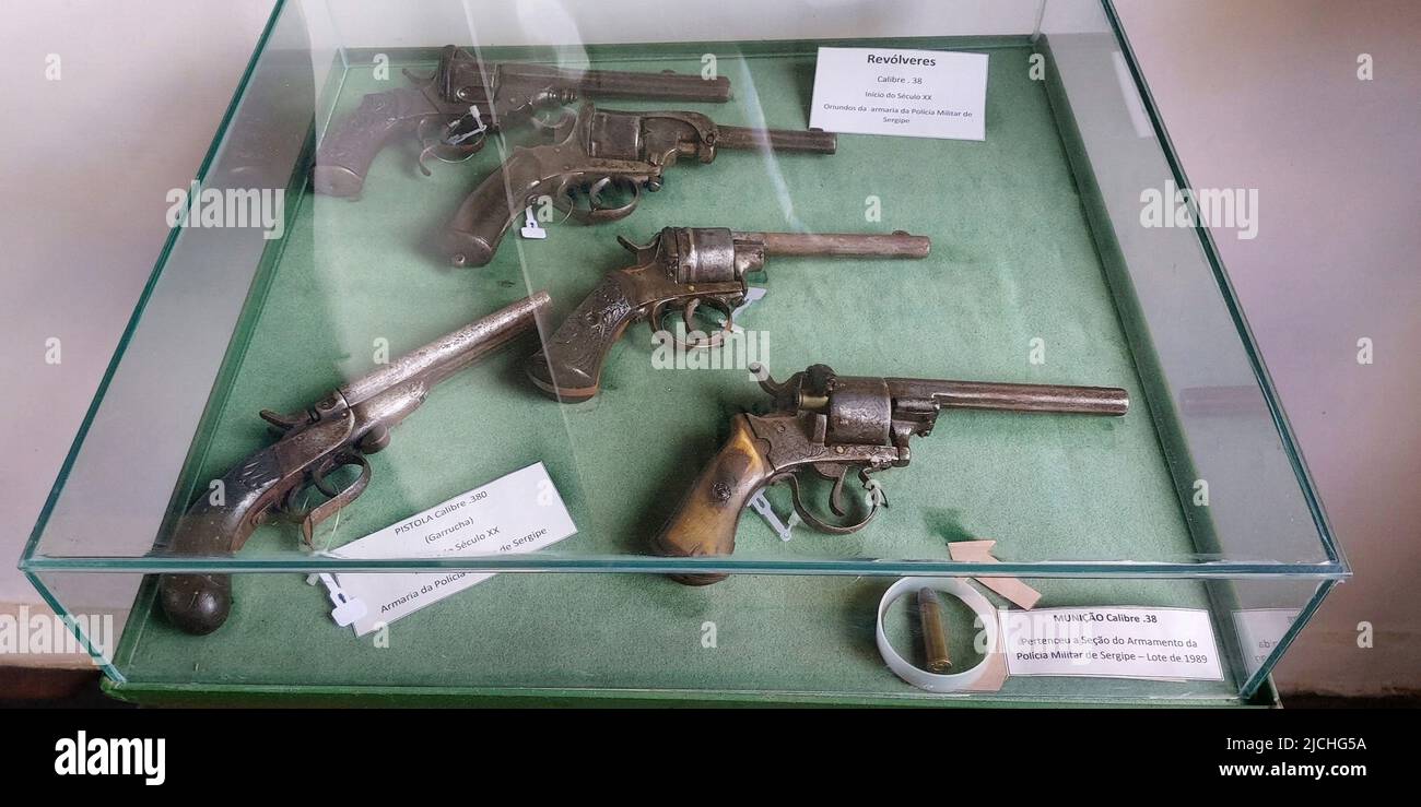 Museu da Policia Militar do Estado de Sergipe, São Cristovão, Sergipe, Brasilien Stockfoto Museu da Policia Militar do Estado de Sergipe, São Cristovão, Sergipe, Brasilien Stockfoto