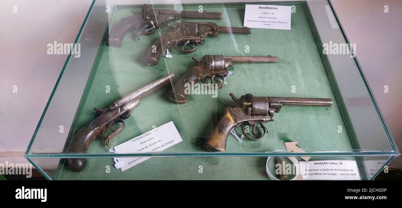 Museu da Policia Militar do Estado de Sergipe, São Cristovão, Sergipe, Brasilien Stockfoto Museu da Policia Militar do Estado de Sergipe, São Cristovão, Sergipe, Brasilien Stockfoto