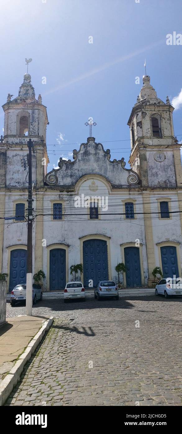 Igreja Matriz Nossa Senhora da Vitória, São Cristovão, Sergipe, Brasilien Stockfoto