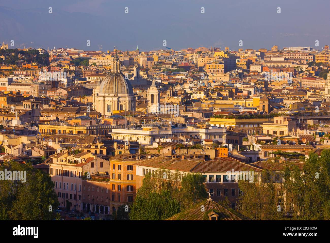 Überblick über das historische Zentrum von Rom, Italien Stockfoto
