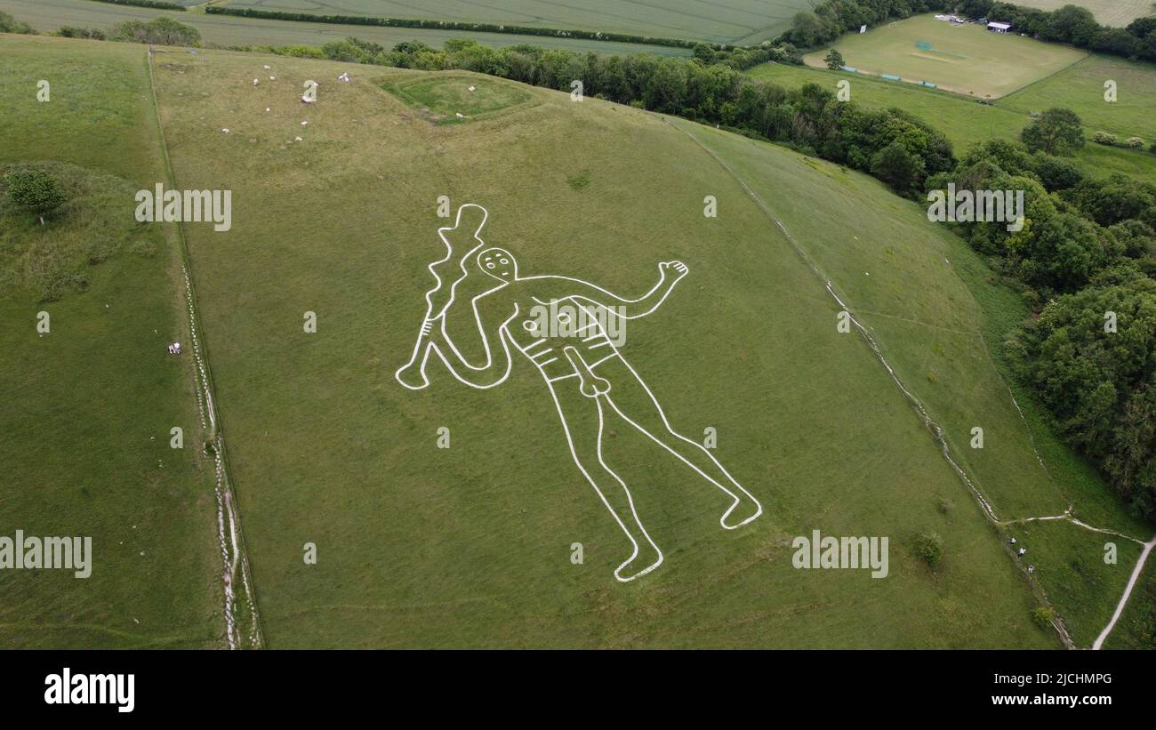 Cerne Abbas Riesensommer 2022 Stockfoto