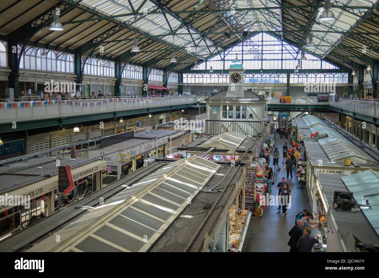 Cardiff Market Cardiff South Wales Stockfoto