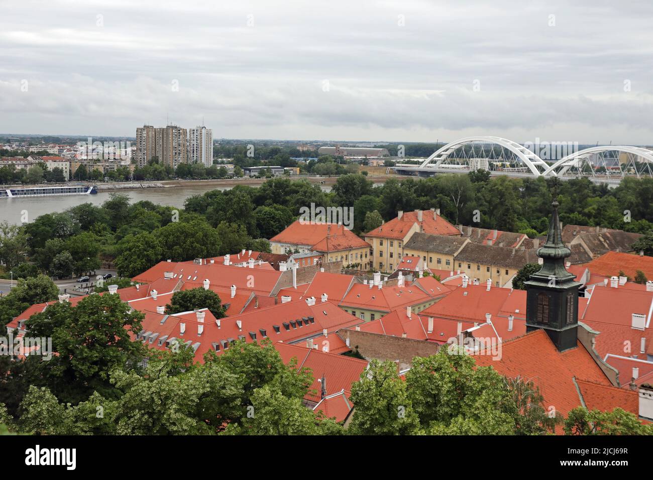 Novi Sad in Serbien Stockfoto