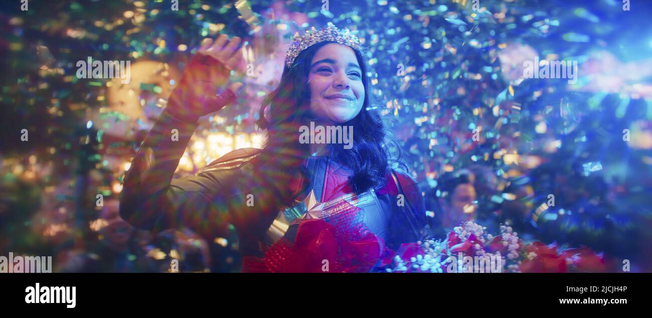 Ms. Marvel (TV-Serie): Bisha K. Ali als Kamala Khan / Ms. Marvel Stockfoto
